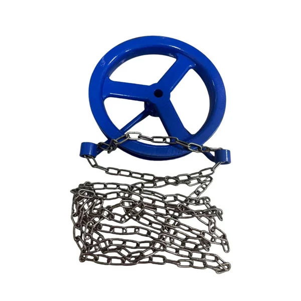 chain wheel for valve