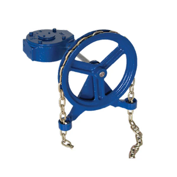 butterfly valve chain wheel operator