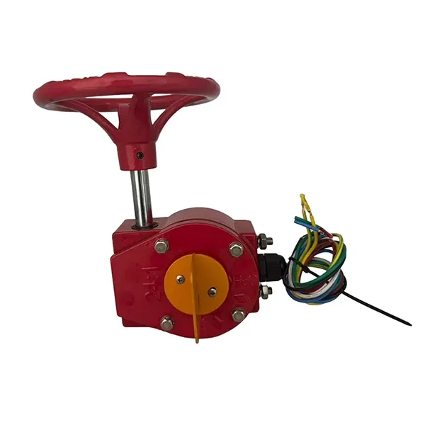 XWL-R Gearbox with signal butterfly valve