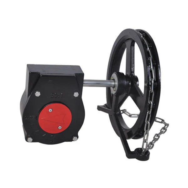 chain wheel operator for butterfly valve