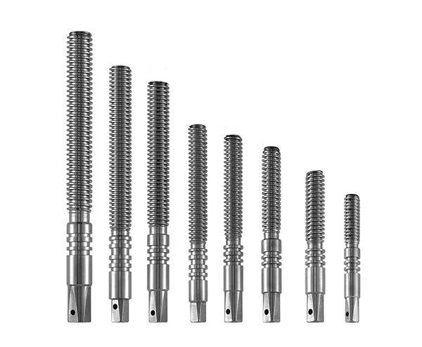 Threaded valve stems